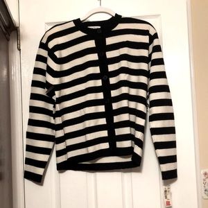 NWT STRIPED CARDIGAN - Size L